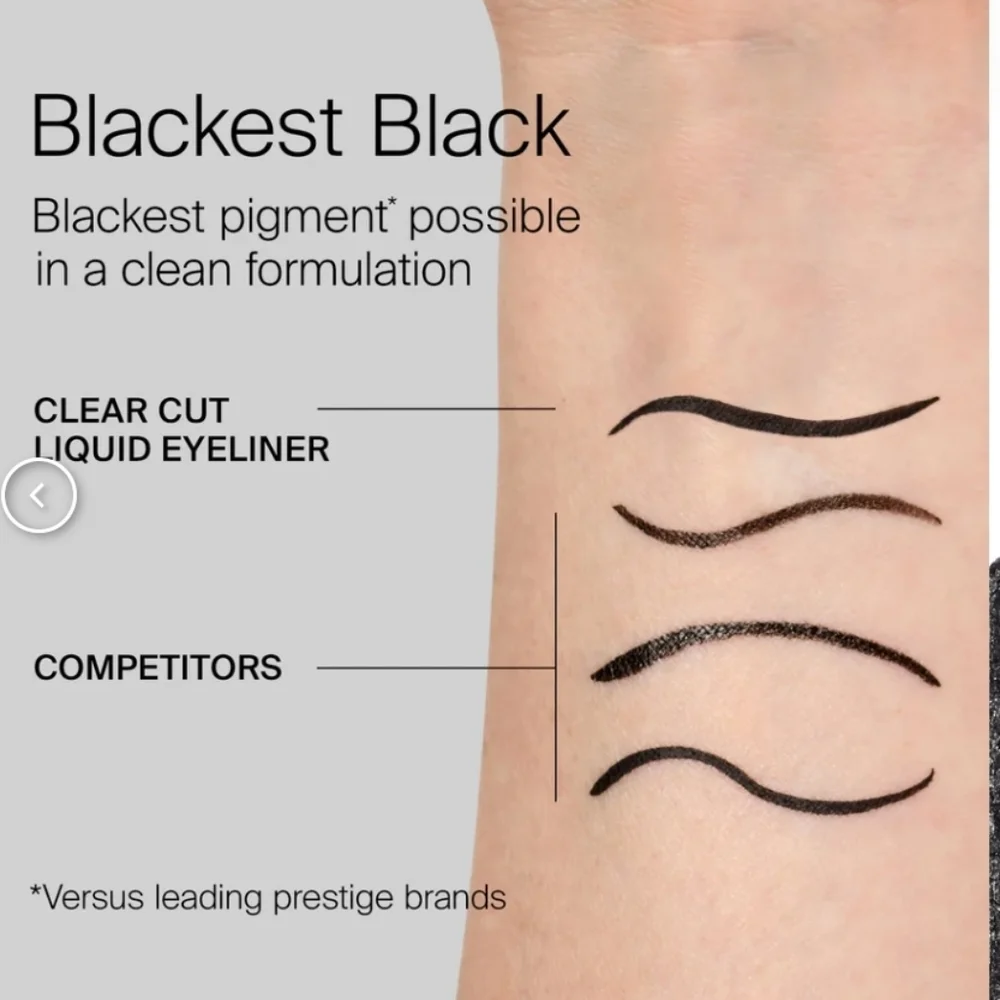 Haus Labs by Lady Gaga Clear Cut Liquid Eyeliner: Black Onyx (Matte Black), NIB - Picture 4 of 9
